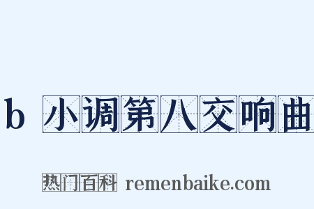 b小调第八交响曲是什么意思的图片